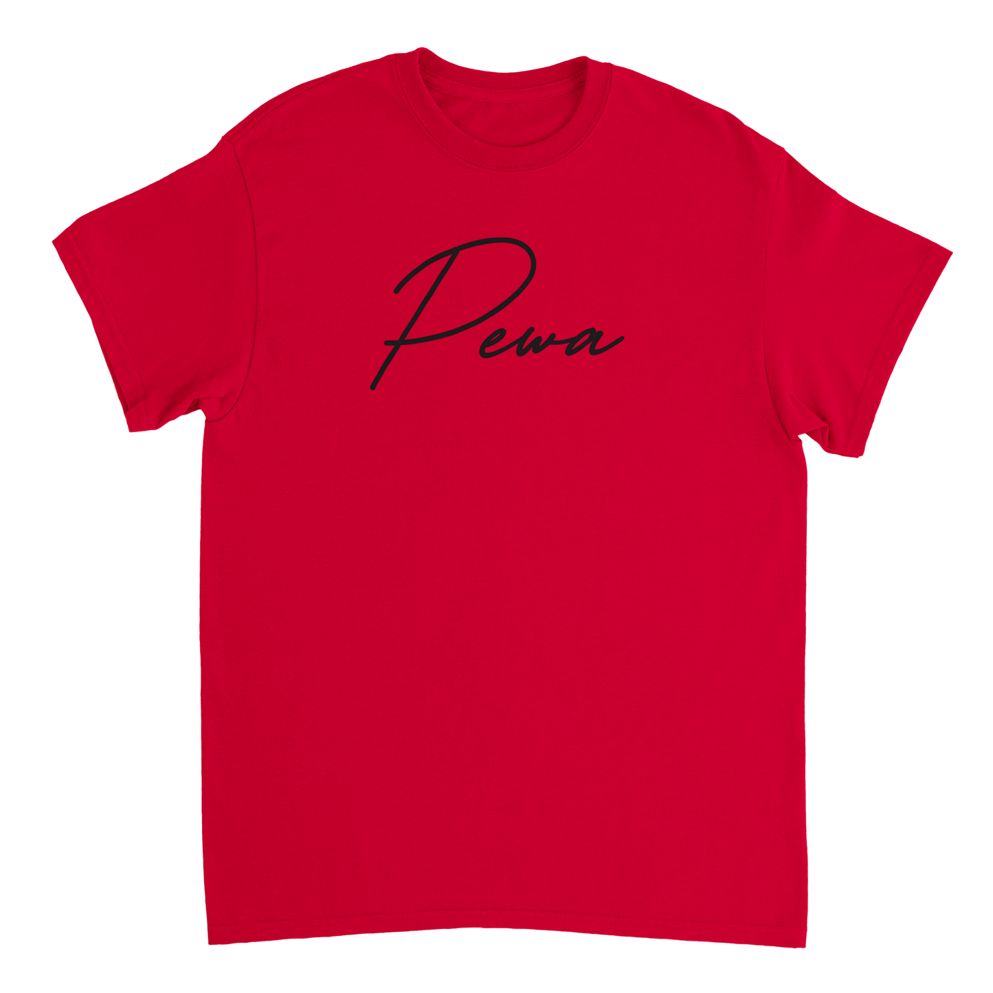 PEWA cursive logo T-Shirt