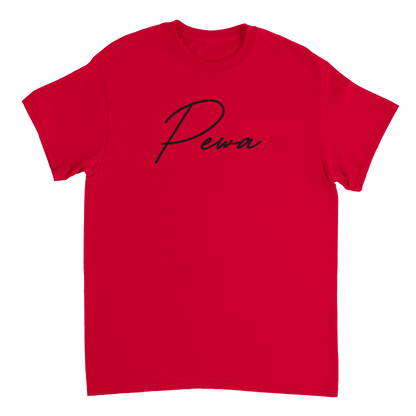 PEWA cursive logo T-Shirt