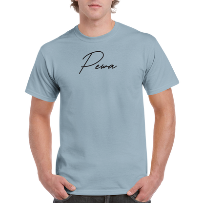 PEWA cursive logo T-Shirt