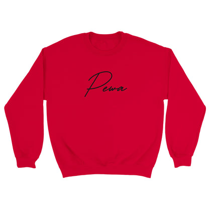 Cursive PEWA Logo Sweatshirt