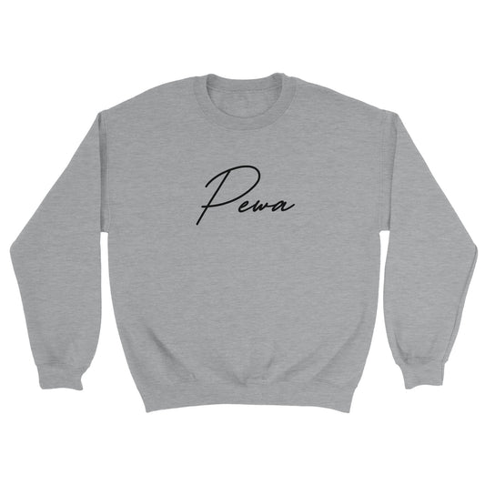 Cursive PEWA Logo Sweatshirt