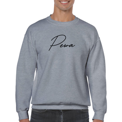 Cursive PEWA Logo Sweatshirt