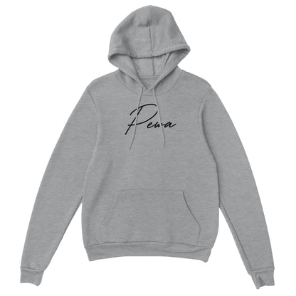 Cursive PEWA logo Hoodie