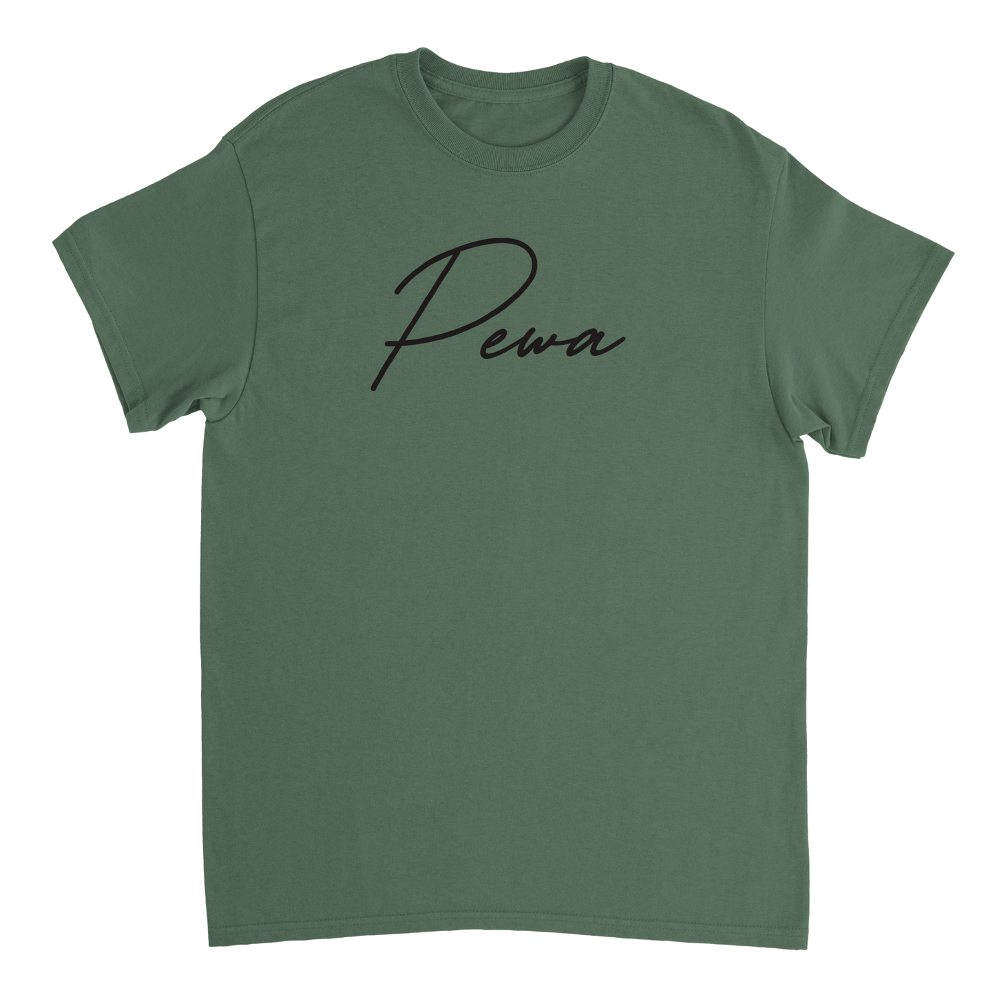 PEWA cursive logo T-Shirt