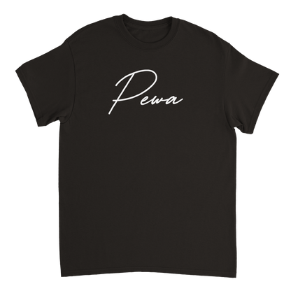 PEWA cursive logo T-Shirt