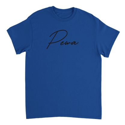 PEWA cursive logo T-Shirt